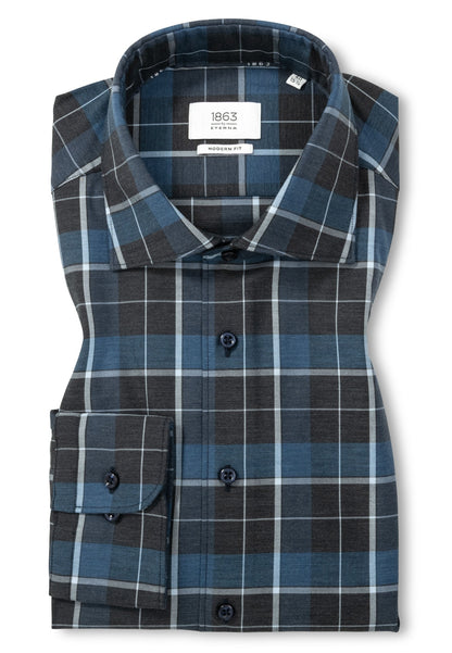 Soft Tailoring Plaid Twill Modern Fit