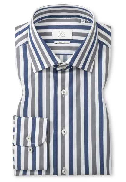 Bold Stripe Twill Slim Fit