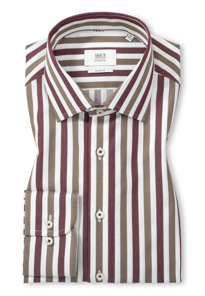Bold Stripe Twill Slim Fit