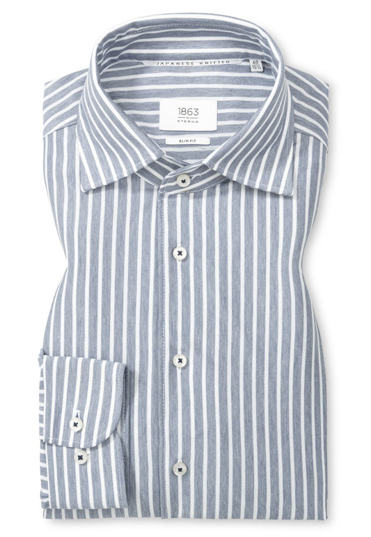 Japanese Knit Stripe Slim Fit